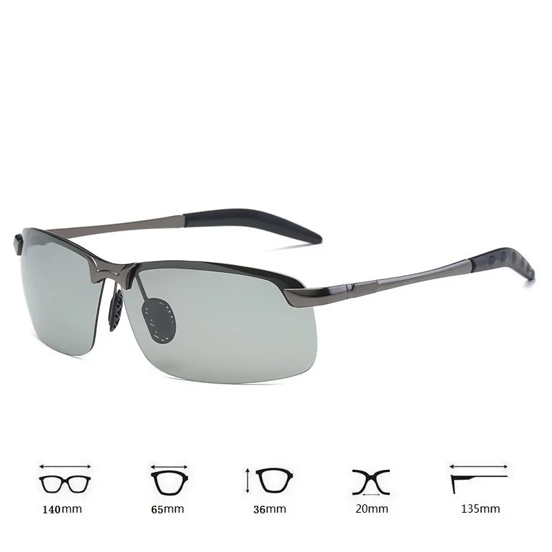 Fishing Sunglasses Polarized - نظارات شمسية رجالية مستقطبة ومتغيرة اللون