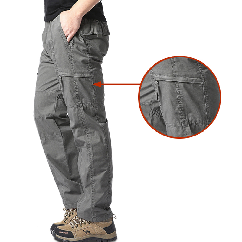 سراويل كارجو قطنية كاجوال للرج - مراجعة Fishing Pants Waterproof وسعره