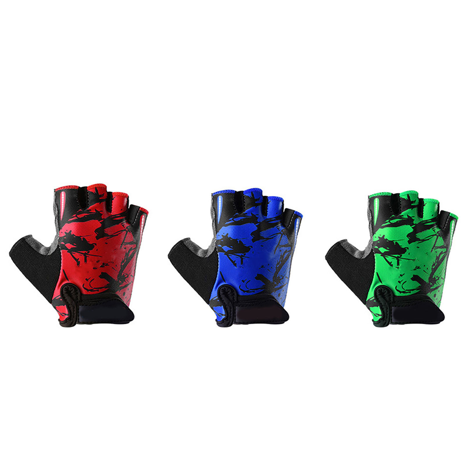 قفازات نصف أصابع للأطفال، مقاو - مراجعة Fishing Gloves وسعره